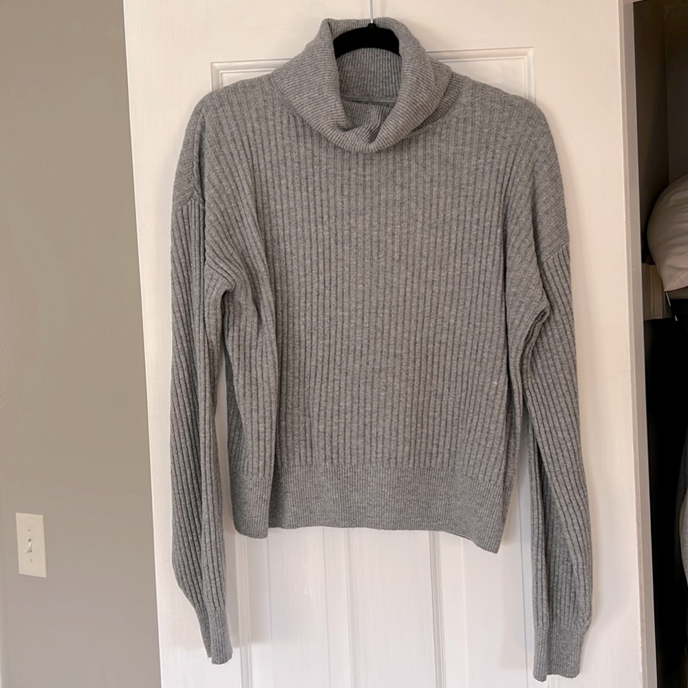Gap Softest Turtleneck Sweater Grey